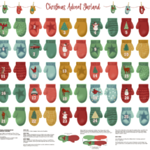 25 mittens to sew into a christmas countdown advent