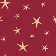 gold stars on red background